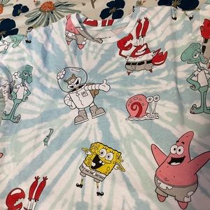 Sponge Bob cropped T- Shirt
